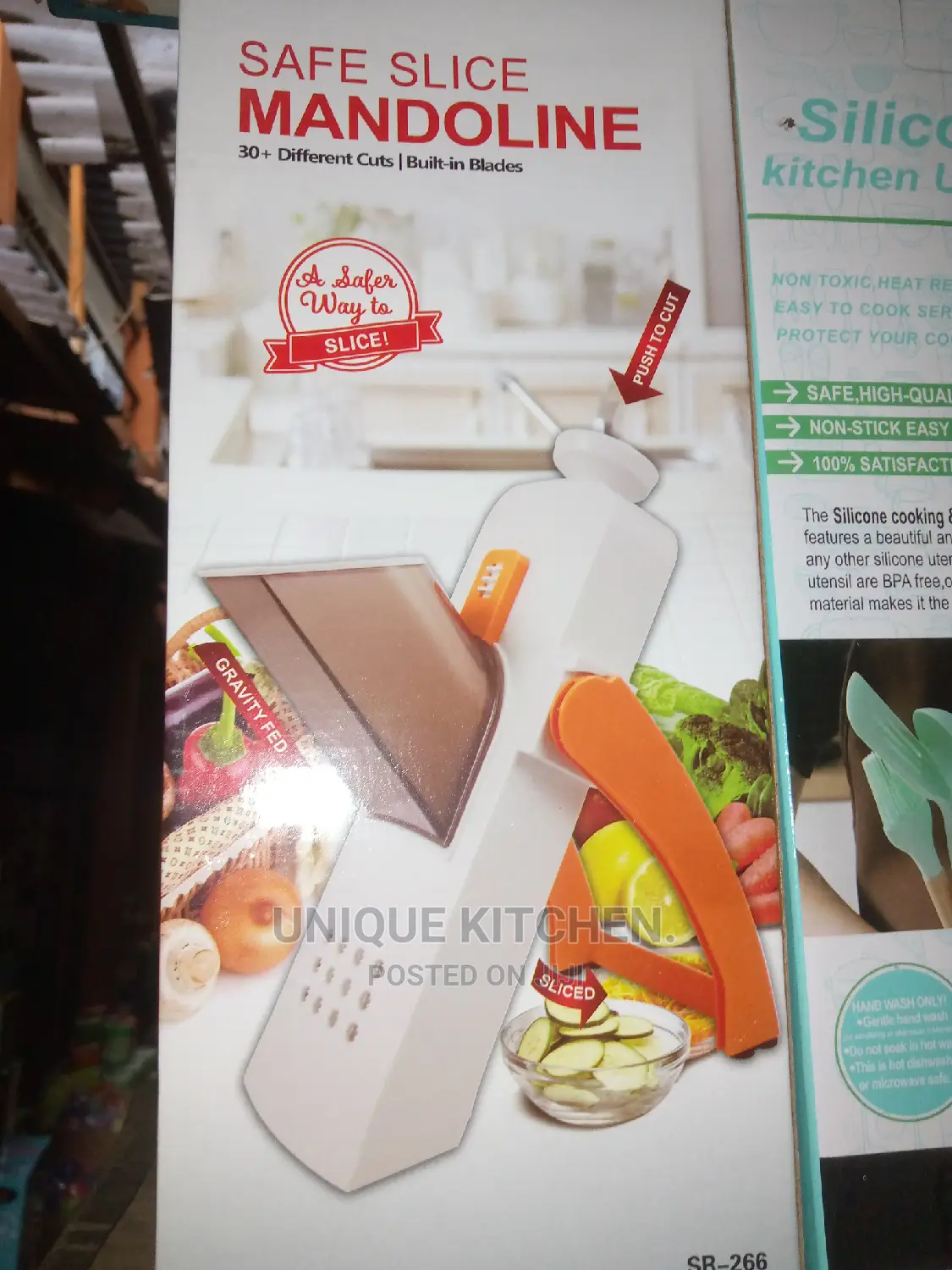Safe Mandolin Slicer/Smart Chopper
