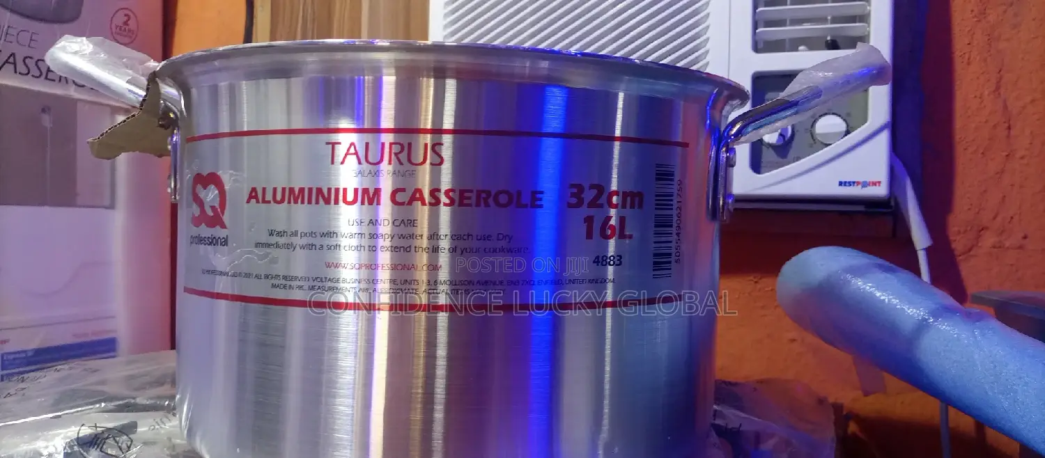 SQ Professional Taurus Aluminum Cooking Pots Sets 6 PCS
