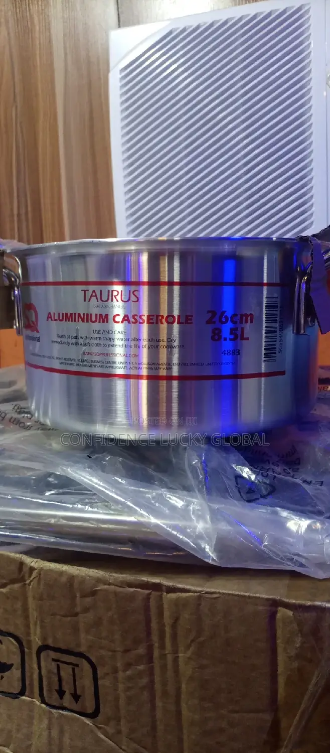 SQ Professional Taurus Aluminum Cooking Pots Sets 6 PCS