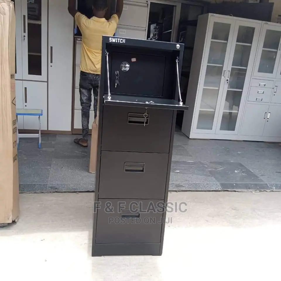 Vatical File Cabinet With Vault