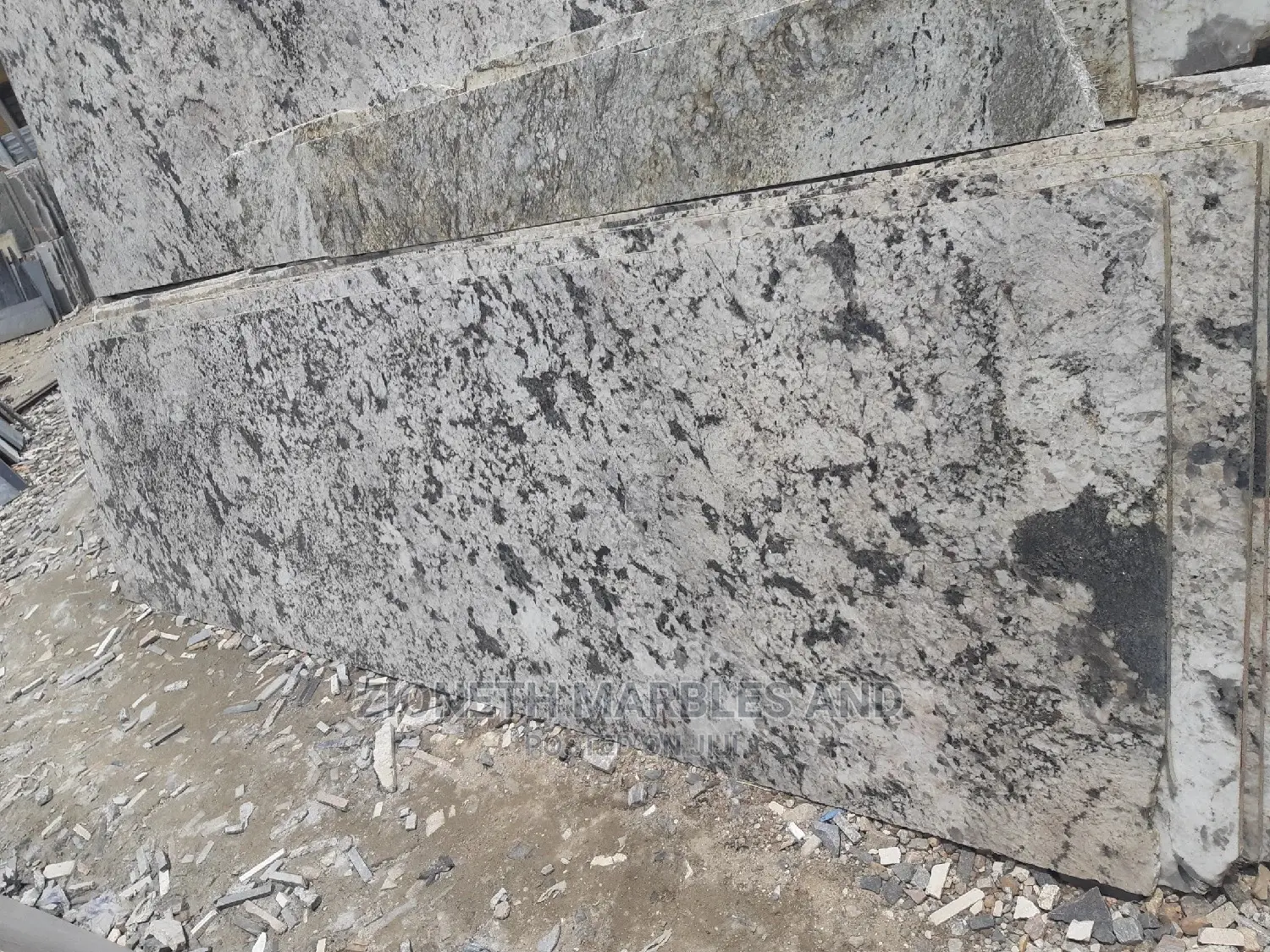 Indian White Granite Slab