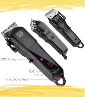 Kiki New Gain LED Display Cordless Rechargeable Clipper