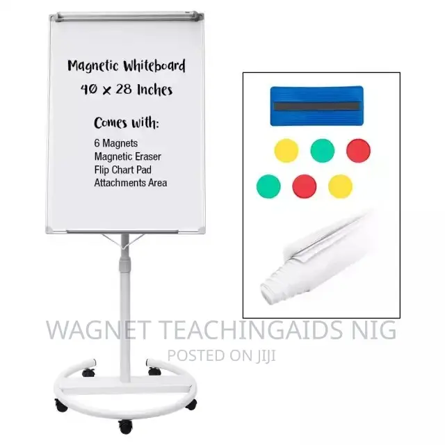 Office Executive Flip Chart White Magnetic Board