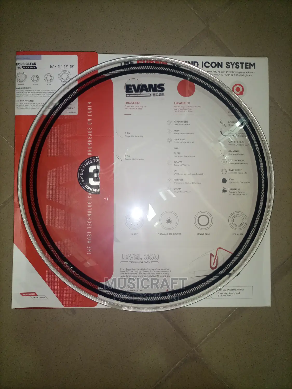 EVANS Velum/ Drum Head