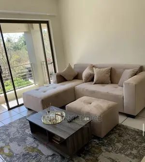 5 Seater L-Shaped Sofa With 1 Ottoman Bench