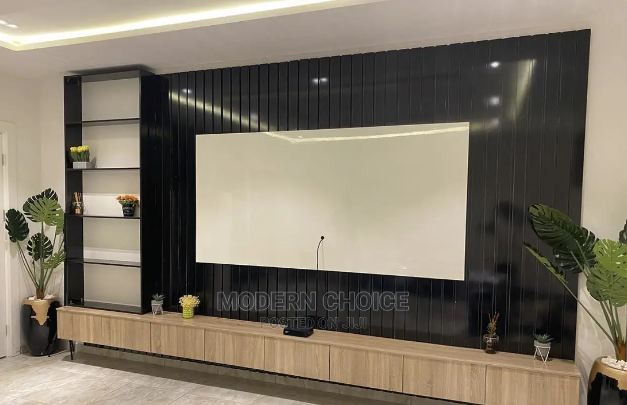 Wall Panel With Tv Console