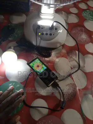 Espeon Solar Rechargeable Table Fan