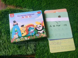Wipe-Clean Early Alphabet Cards