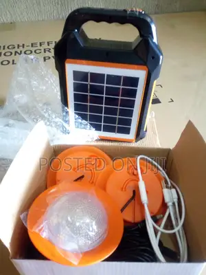 Solar Power Kits With Speakers and Lightings Bulbs