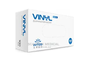 Medical Disposable Gloves, Tear-Resistant Vinyl, Large