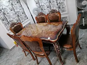 High Quality Foreign Dining 6 Chairs Table