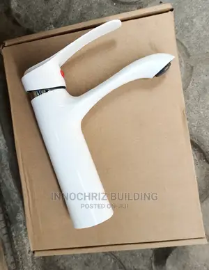 White Basin Mixer
