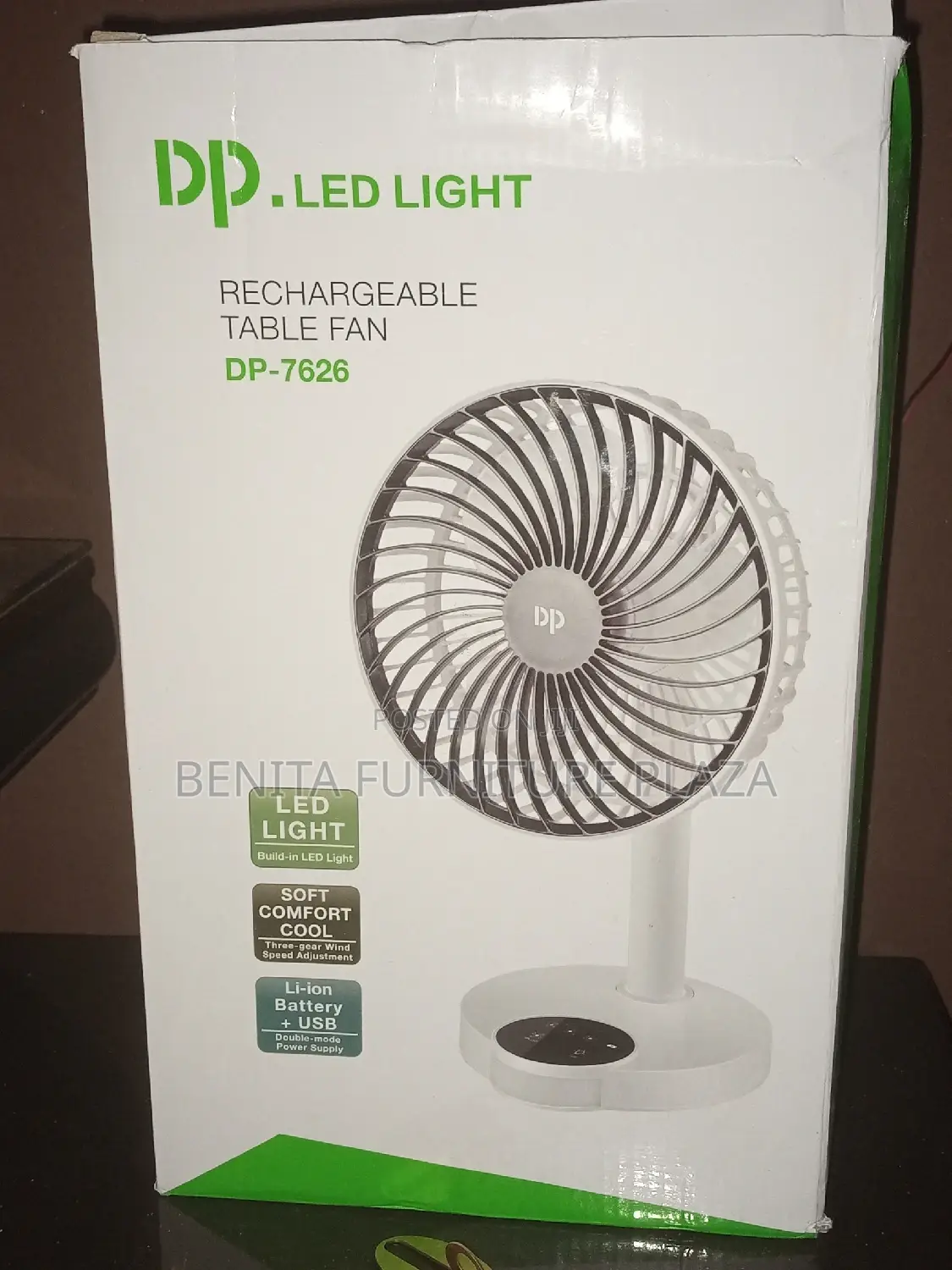 Cool Breeze Rechargeable Fan