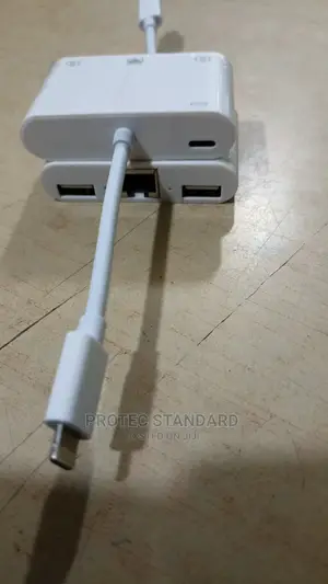 iPhone to RJ45 and USB (Lightening Adapter)
