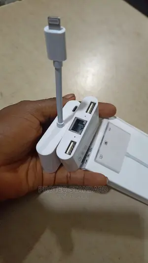 iPhone to RJ45 and USB (Lightening Adapter)