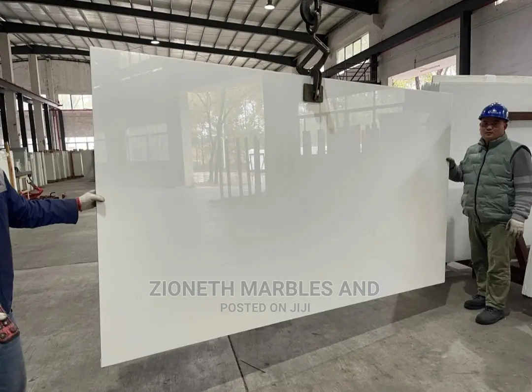 Italian Plain White Quartz Slab