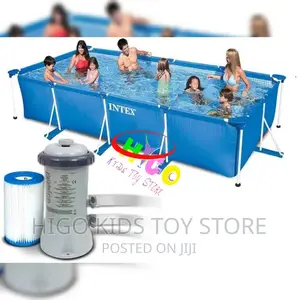 Above Ground 15ft Rectangular Pool With Filter