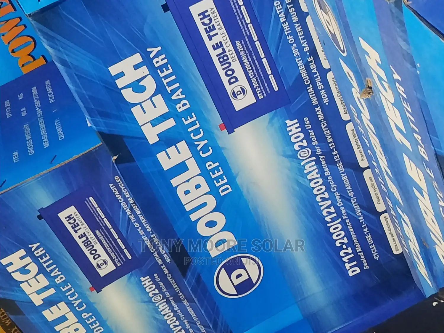 200ah 12v Double Tech Solar Strong Battery