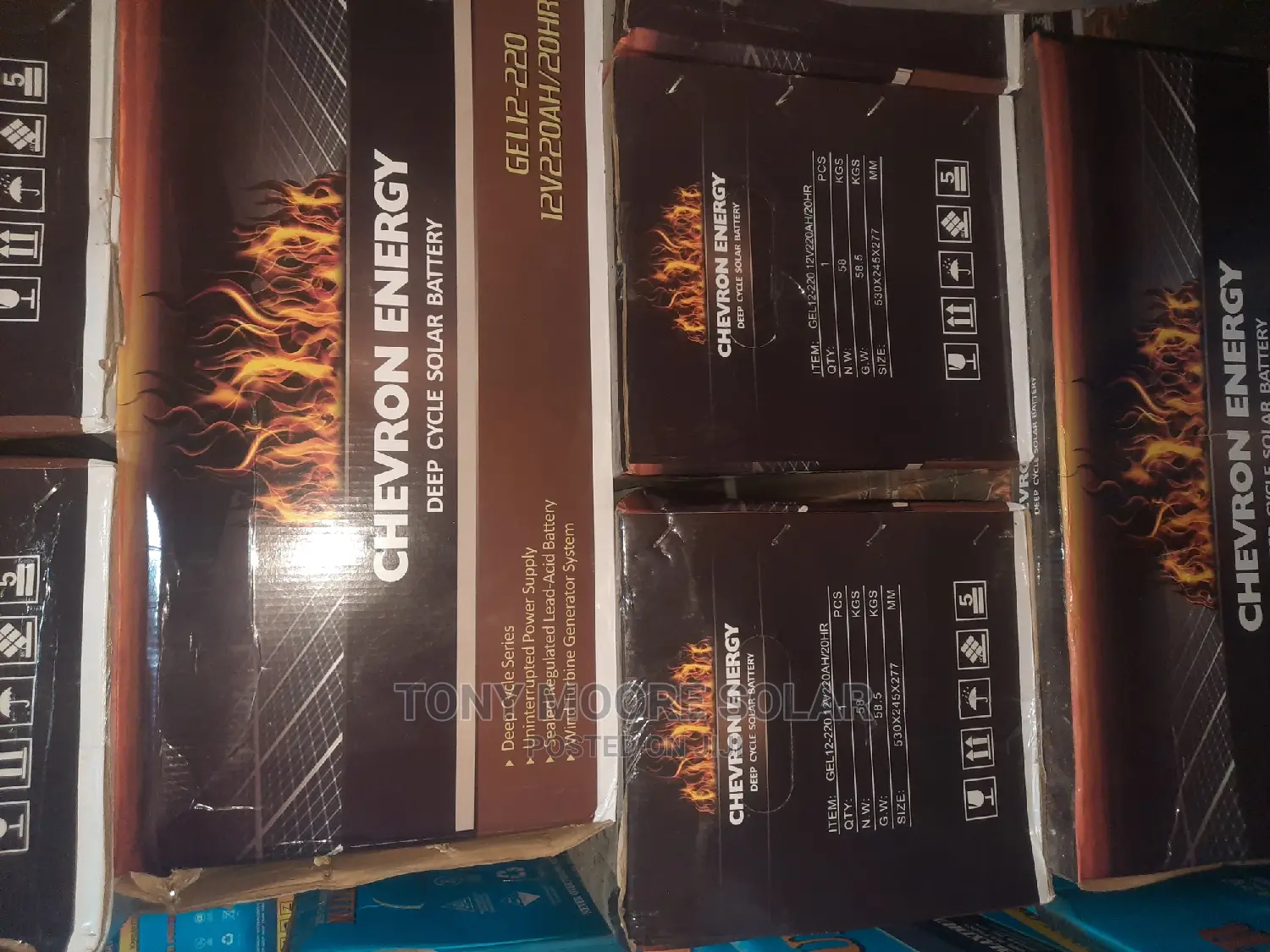 220ah 12v Chevron Energy Battery