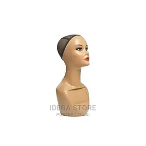 Mannequin Head for Wigs Turban Caps, Gele Display
