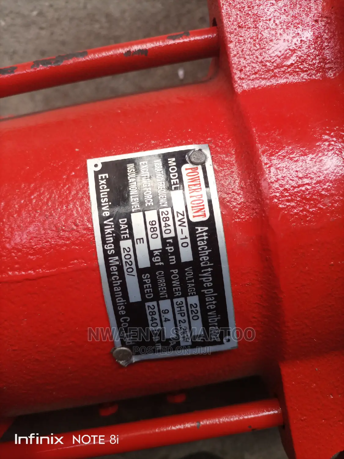 3hp Single Phase 2.2kv Vibrator Motor