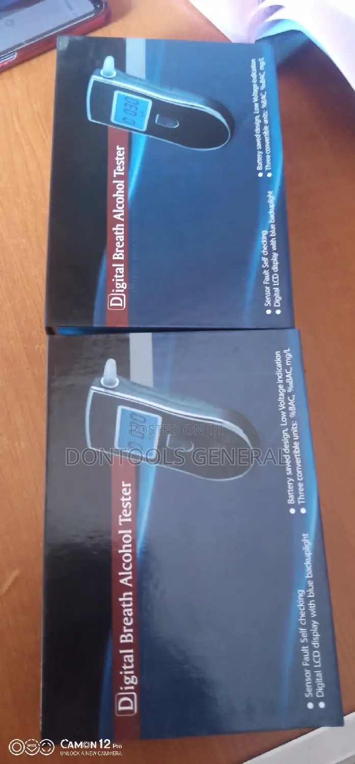 Alcohol Breath Analyzer for Clinical Use