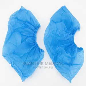 Disposable Blue Shoe Covers for Hospital