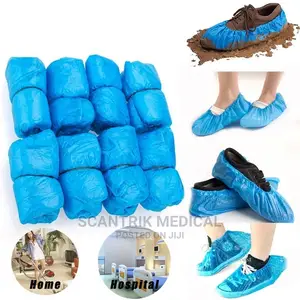 Safe Blue Disposable Shoe Cover,