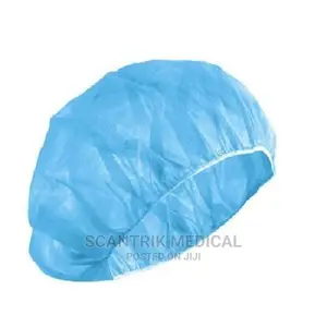 Blue Non Woven Medical Disposable Cap, Quantity