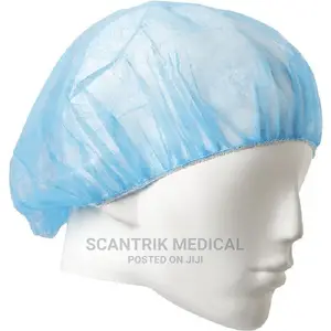 Disposable Nonwoven Mob Clip Bouffant Nurse Cap