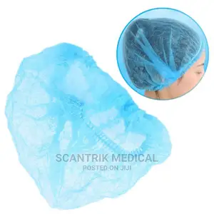 Disposable Non-Woven Surgical Cap Nurse Cap for Hospital