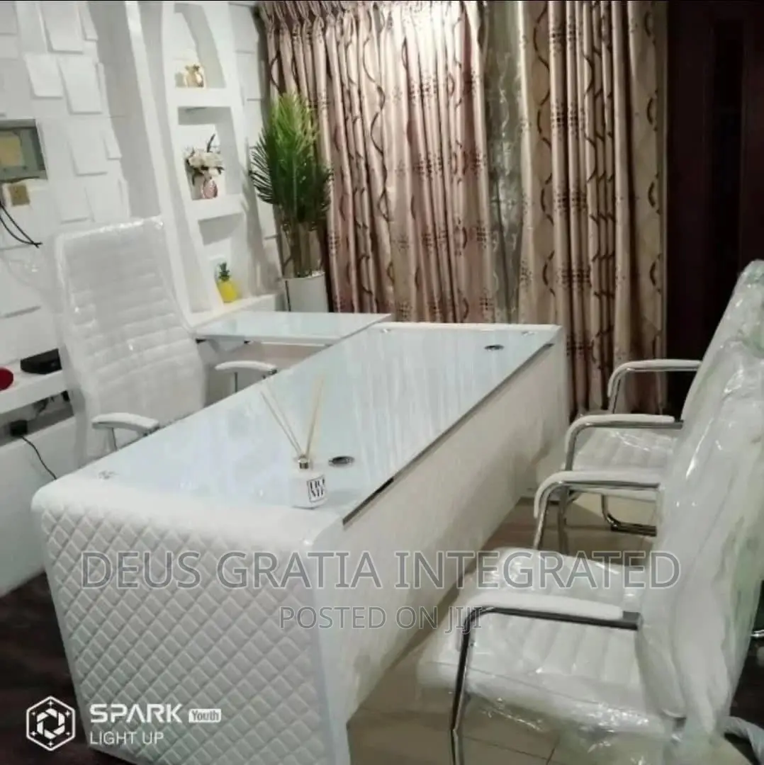 Executive Office Table White