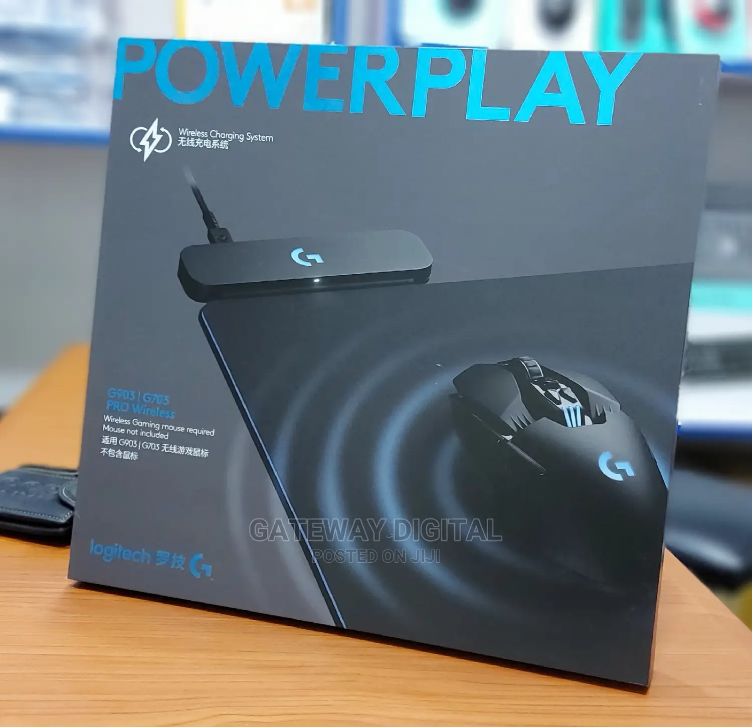 Logitech G Powerplay Wireless Charging Mouse Pad - Black
