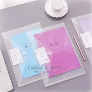 Simple Transparent A4 Big Business Briefcase Classified 12p