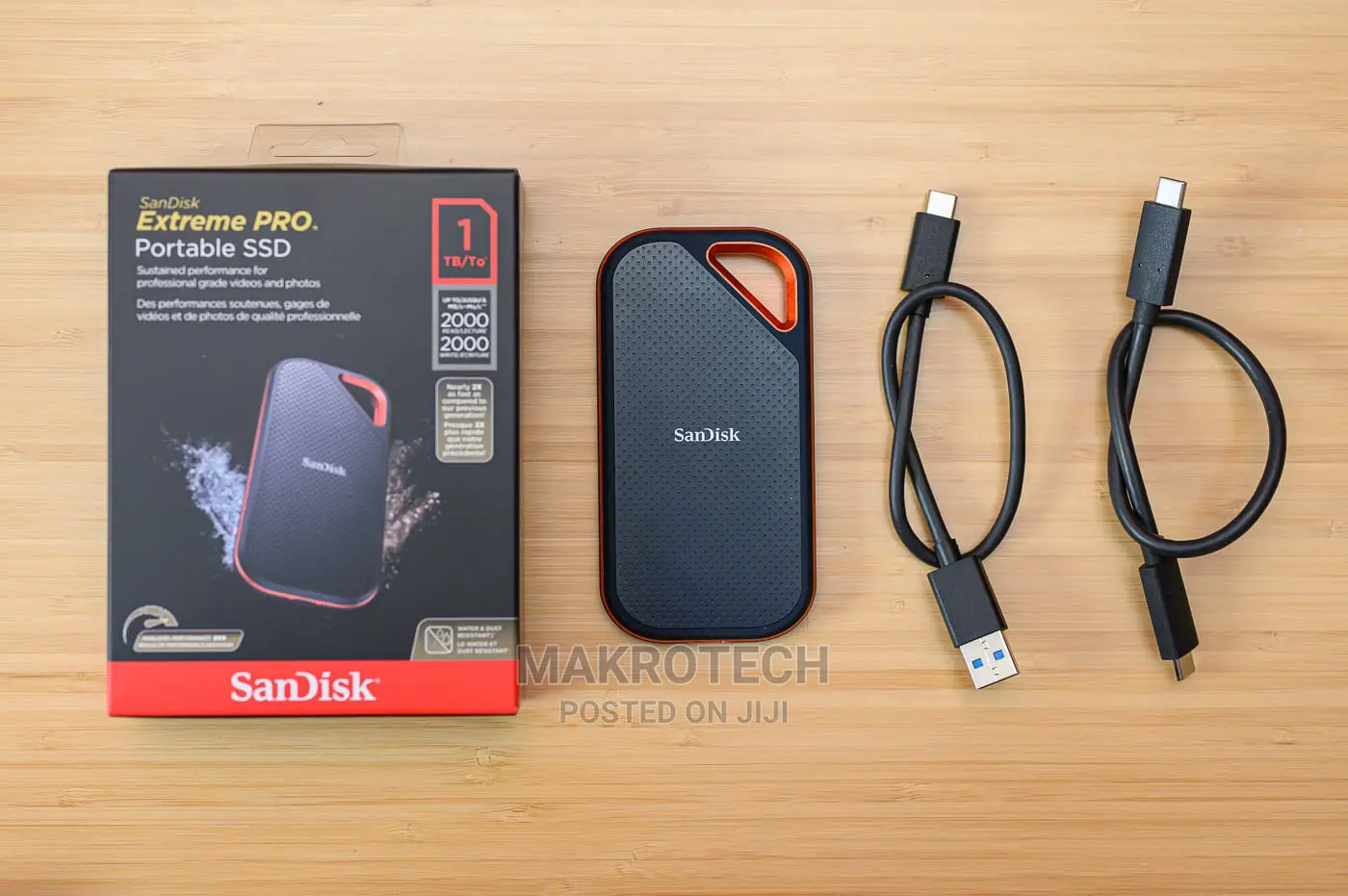 Sandisk 1TB 2000mbps Extreme PRO Portable SSD USB 3.2 Gen