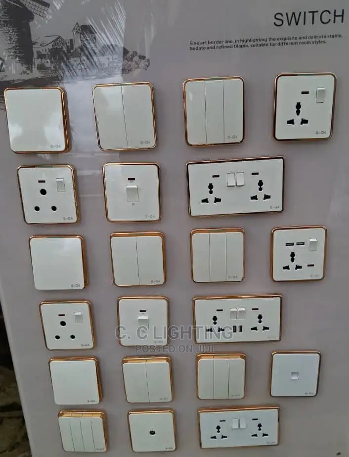 Switche and Socket With USB