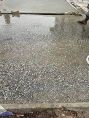 Exposed Concrete Flooring Aggregation