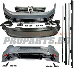 Front Bumper and Full Light Golf 7 2015