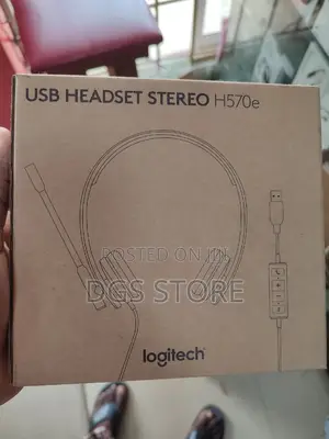 Logitech Usb Stereo H570e Wired Headset