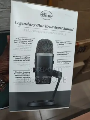 Blue Yeti Nano Broadcast Sound Microphone for Recording