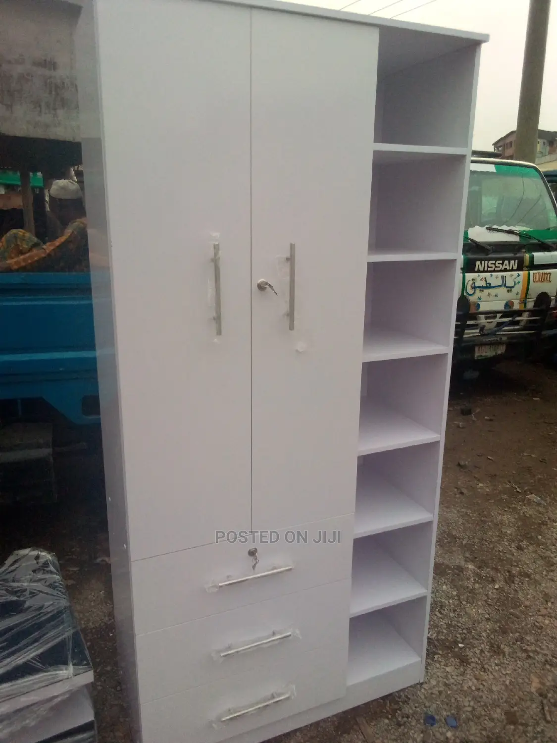 3 by 6 Fit Wardrobe White 