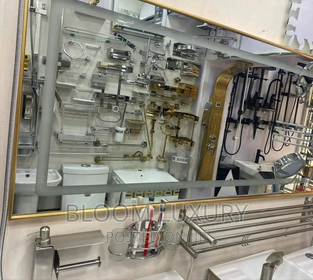150×70cm Gold Framed LED Mirror
