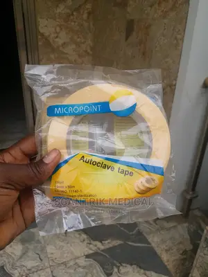 An Adhesive Tape Steam Autoclave Tape 3/4 In. X 60 Yds