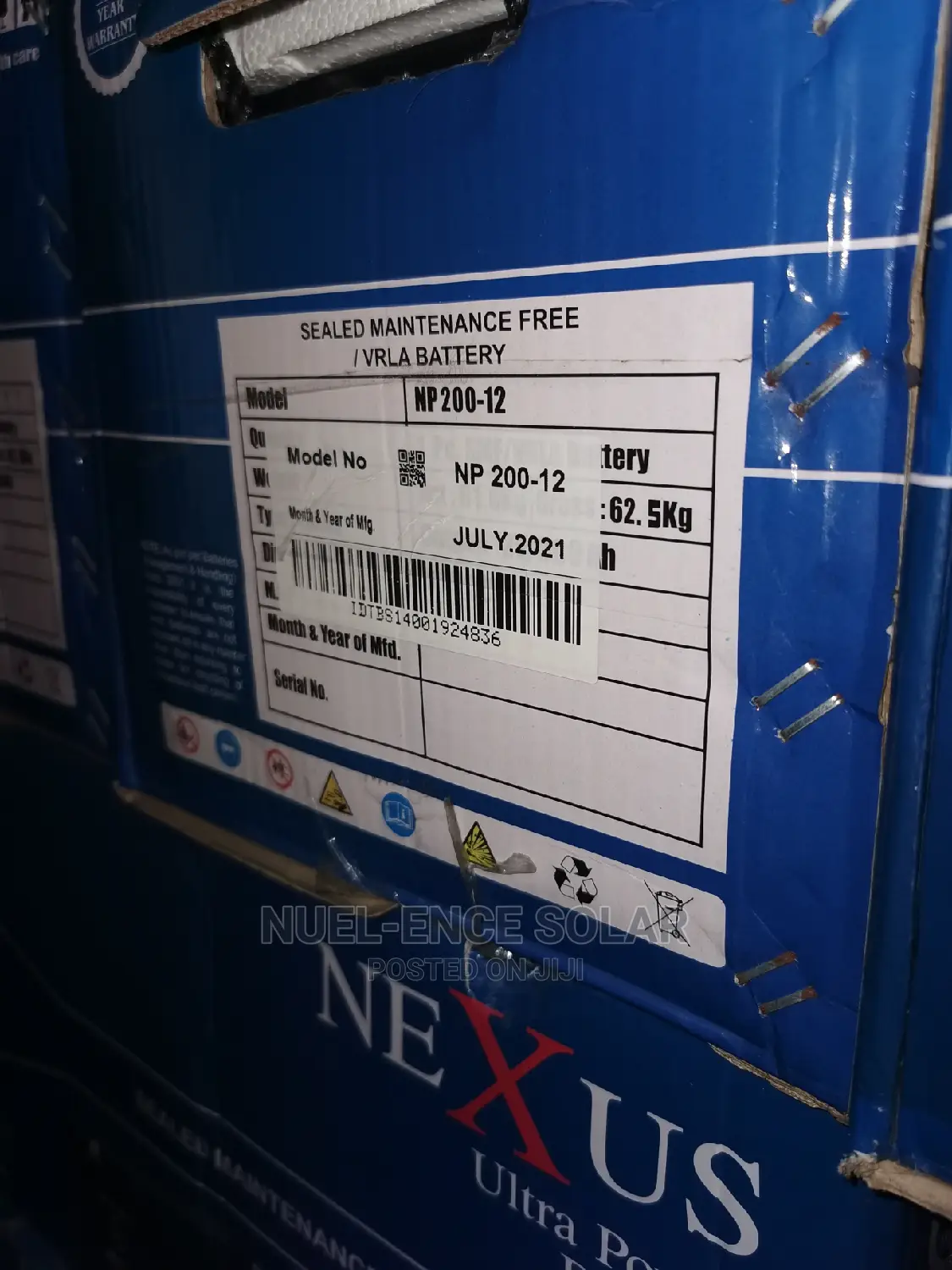 12v 200ah Nexus Indian Battery