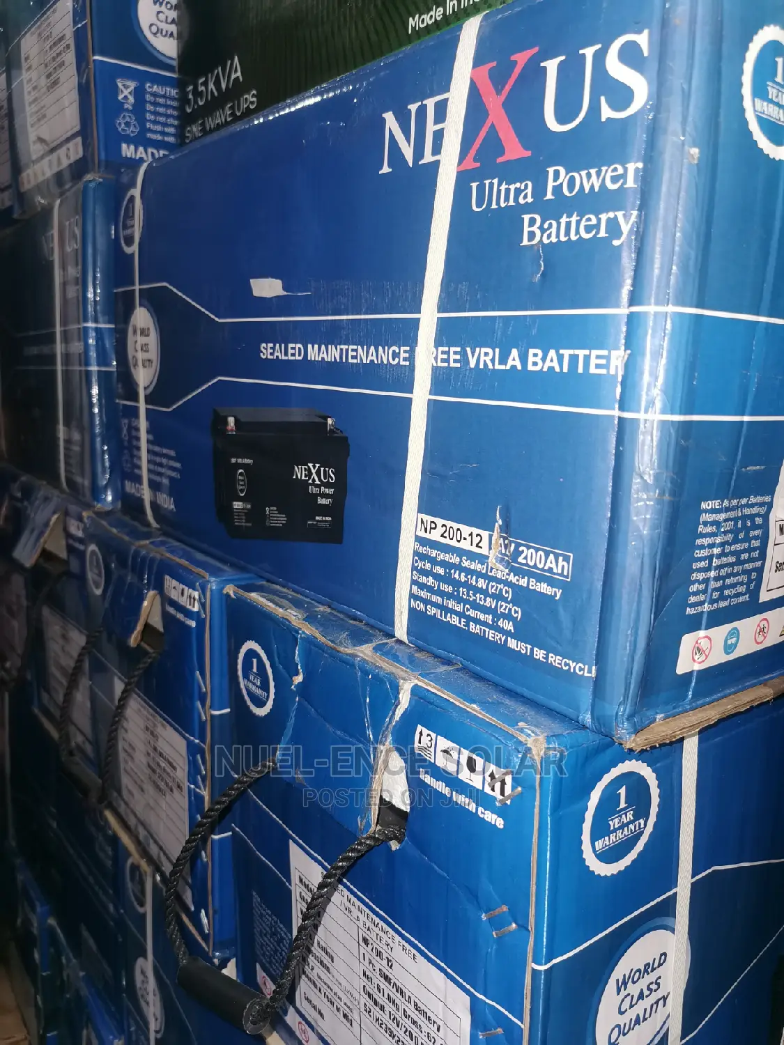 12v 200ah Nexus Indian Battery