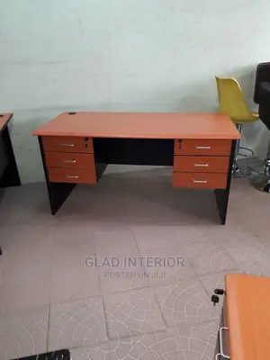 Office Double Drawer Table