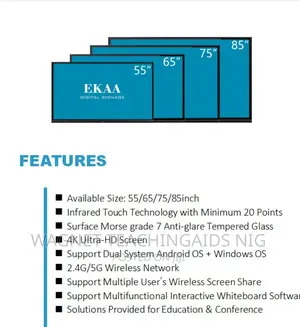 86inches All In One Interactive Panel