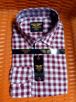 Check Slim Fit Long Sleeve Shirts
