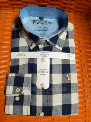 Check Slim Fit Long Sleeve Shirts