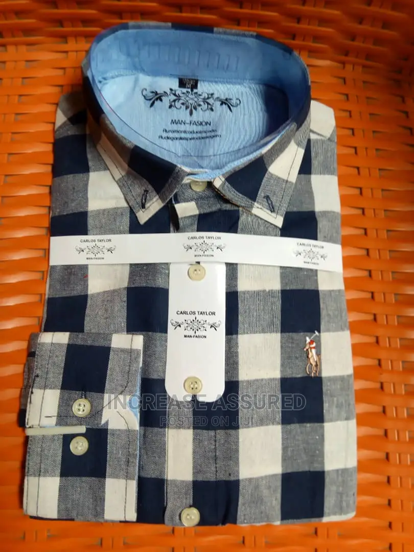 Check Slim Fit Long Sleeve Shirts